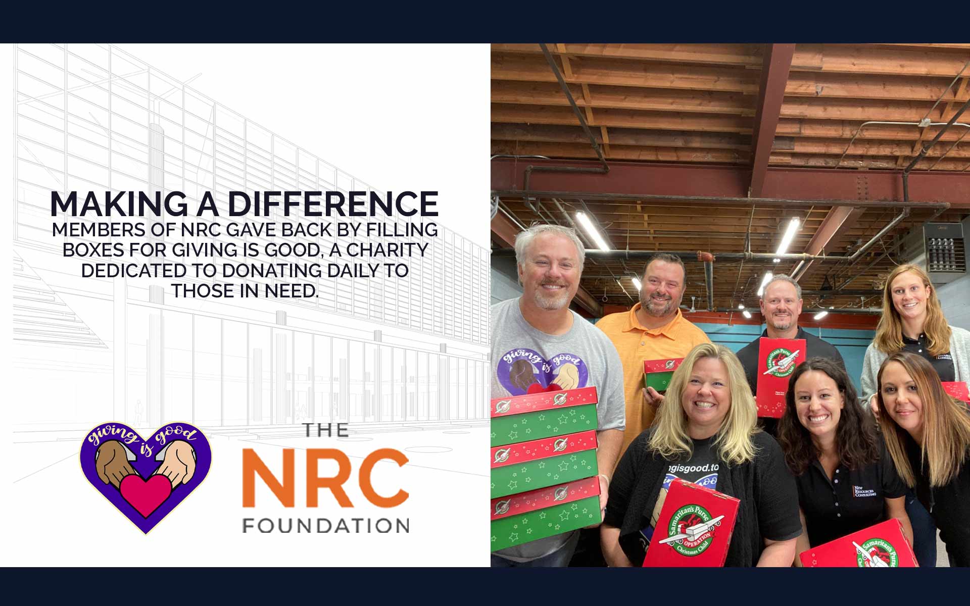The NRC Foundation Recently Donated to Giving is Good