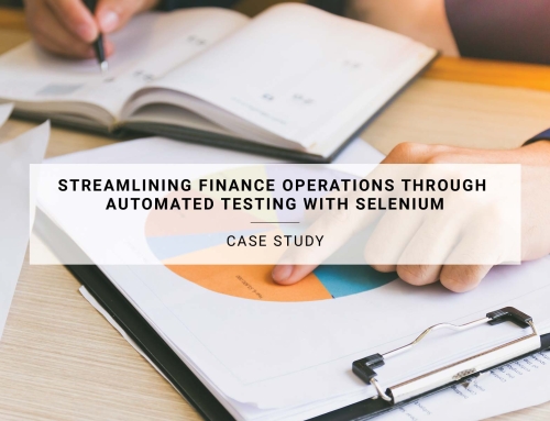 Streamlining Finance Operations through Automated Testing with Selenium