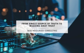 From Single Source of Truth to Washing Away Trust